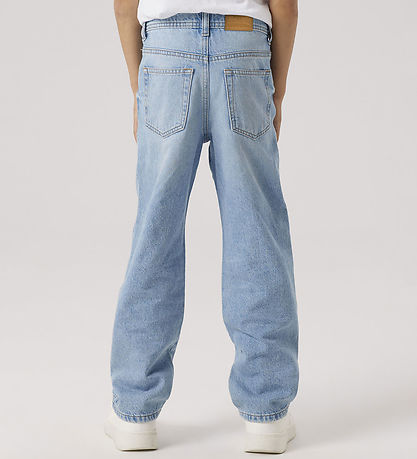 Name It Gallabuxur - Núll - Loose - NkmRyan - Light Blue Denim