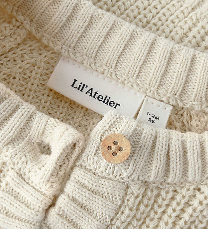 Lil' Atelier Cardigan - Prjónað - NbfEmlen - Turtledove