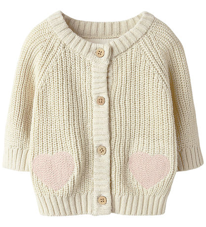 Lil' Atelier Cardigan - Prjónað - NbfEmlen - Turtledove