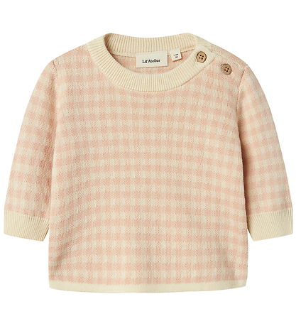 Lil' Atelier Blússa - Prjónað - NbfNadie - Cameo Rose