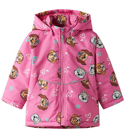 Name It Úlpa - PawPatrol - NmfMaxi - Bleikt Cosmos