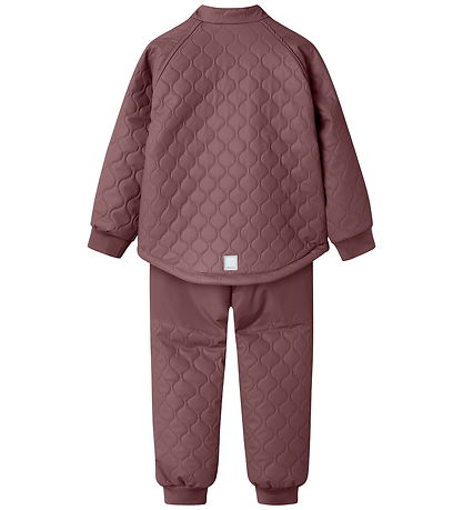 Name It Thermo föt M. Flís - PU - NmfMud - Rose Brown