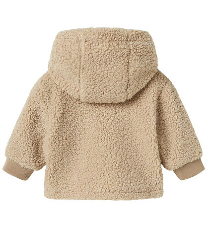 Name It Flísjakki - Teddy - NbnMilo - Hreint kasmír