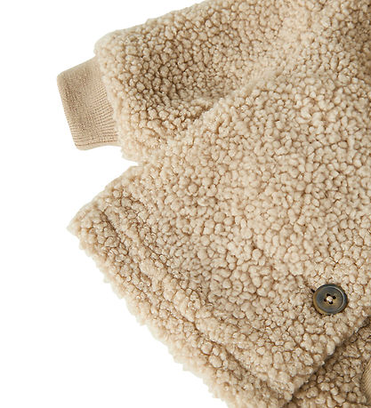 Name It Flísjakki - Teddy - NbnMilo - Hreint kasmír