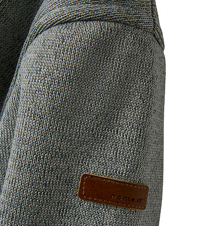 Name It Softshell föt M. Flís - NbnMada08 - Grey Melange M. Ø