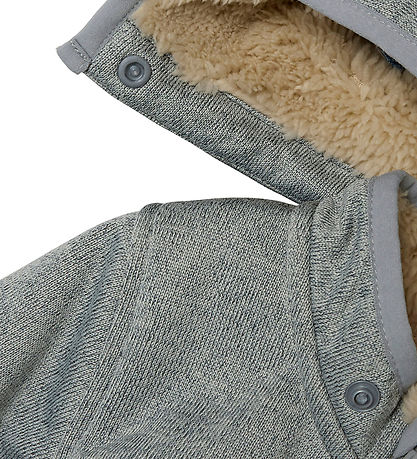 Name It Softshell föt M. Flís - NbnMada08 - Grey Melange M. Ø