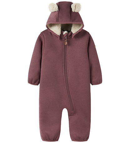 Name It Softshell föt M. Flís - NbnMada08 - Rose Brown M. Eyra