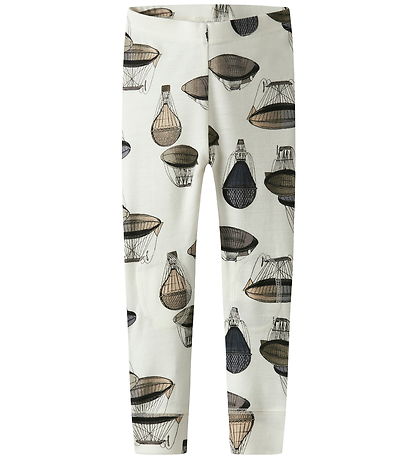 Name It Leggings - Ull - NmmWillitus - Snow White/Air Ballong
