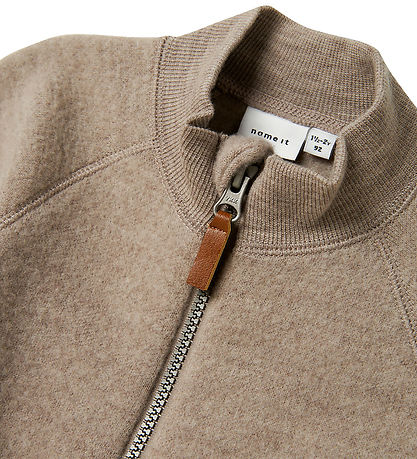 Name It Cardigan - Wool - NmfWmino - Satellite