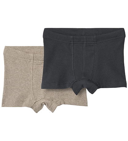 Wheat Boxershorts - Rib - 2er-Pack - Louis - Navy/Beige