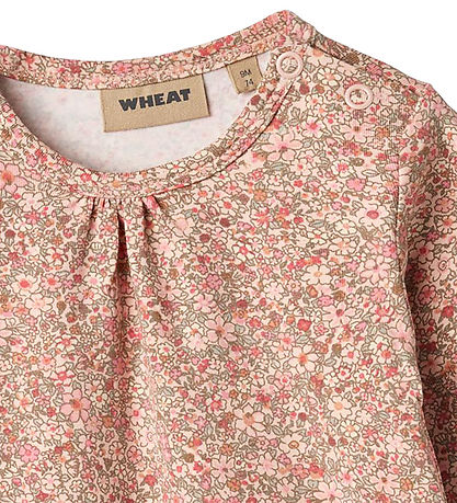 Wheat Bodysuit l/s - Elm Mine - Rose Dust Flower Meadow
