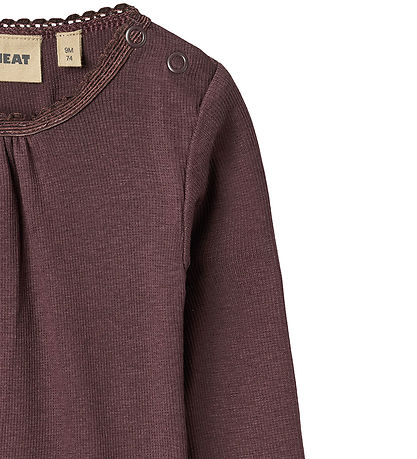Wheat Bodysuit l/s - Rib - Lotta - Fudge