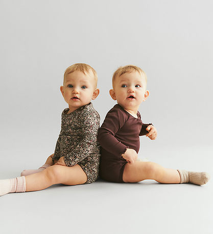 Wheat Bodysuit l/s - Rib - Lotta - Fudge