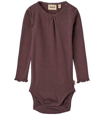 Wheat Bodysuit l/s - Rib - Lotta - Fudge