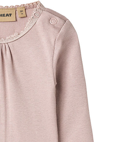 Wheat Bodysuit l/s - Rib - Lotta - Soft Lilac
