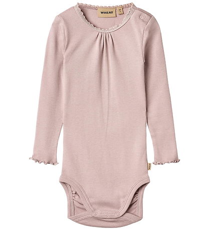 Wheat Bodysuit l/s - Rib - Lotta - Soft Lilac