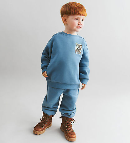 Wheat Sweatpants - Cruz - Vinter Blue