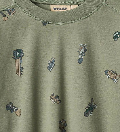 Wheat Blússa - Malthe - Dusty Green Cars