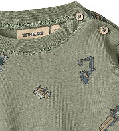 Wheat Blússa - Malthe - Dusty Green Cars