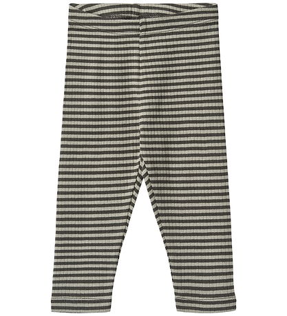 Wheat Leggings - Rib - Jules - Vinter Forest Stripe