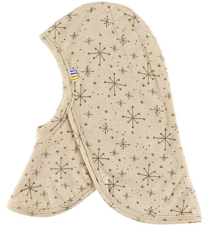 Joha Balaclava - Wool - 2-layer - Beige w. Stars