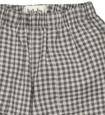 Lalaby Trousers - Panda - Forest Check