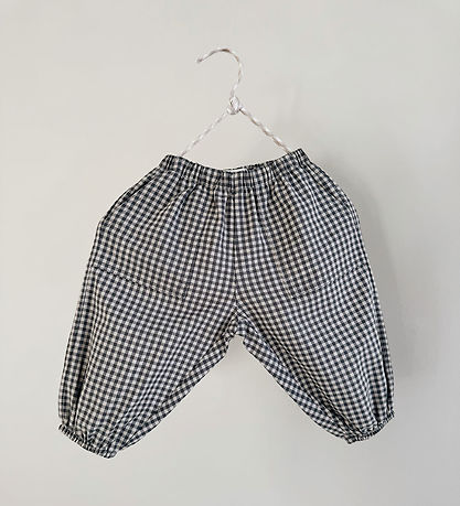 Lalaby Trousers - Panda - Forest Check