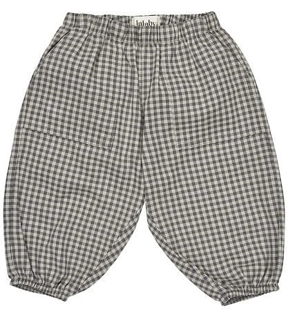 Lalaby Trousers - Panda - Forest Check
