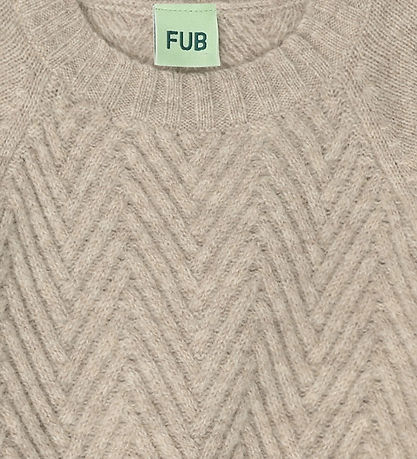 FUB Blússa - Prjónað - Ull - Hafrablöndu