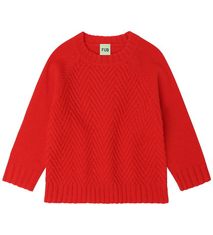 FUB Blouse - Knitted - Wool - Signal Red