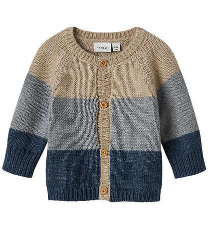 Name It Cardigan - Prjónað - NbmNúllur - Merki Blue