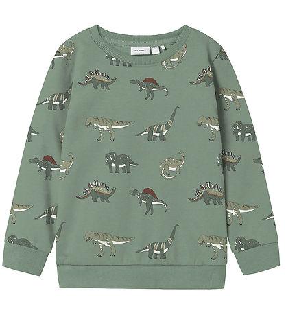 Name It Sweat Set - NmmNenean - Green Bay w. Dinosaurs