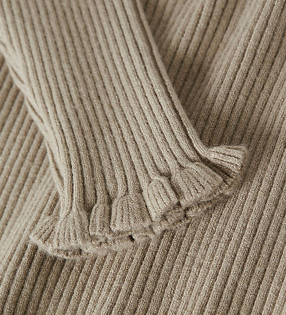 Name It Blouse - Knitted - Rib - NmfVianna - Iceland Fossil