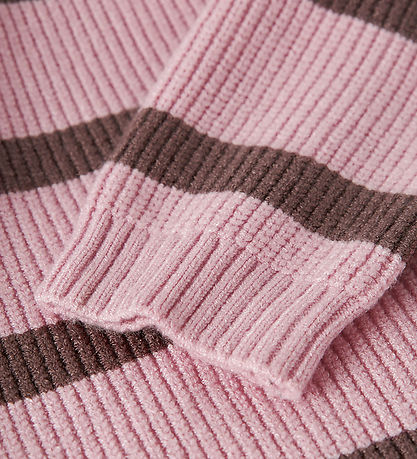 Name It Blússa - Prjónað - NmfVanillu - Glansandi Lilac M. Rendu