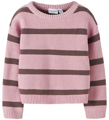 Name It Blússa - Prjónað - NmfVanillu - Glansandi Lilac M. Rendu