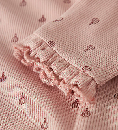 Lil' Atelier Leggings - Slim Rib - NbfGago - Cameo Rose
