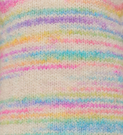 Kids Only Blouse - Knitted - KogCarma - Pumice Stone/w. Multi Sp
