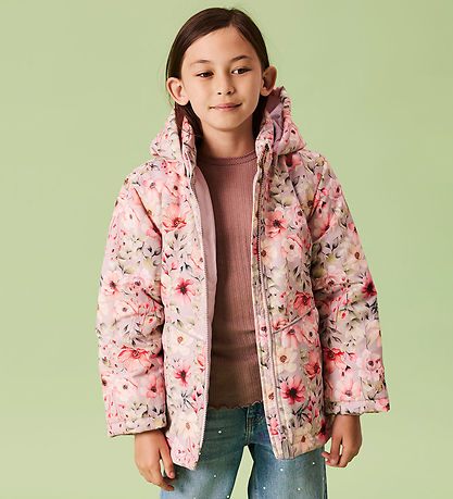 Name It Winter Coat - NkfMaxi - Noos - Violet Ice/Rose