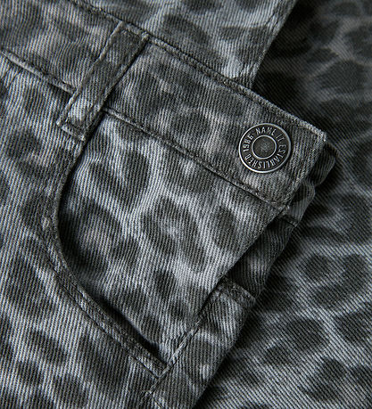 Name It Spencer - Denim - NmfOphelia - Nachtuil/Grey Leopard
