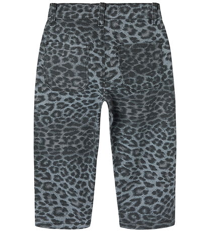 Name It Trousers - Denim - NmfBella - Night Owl/Grey Leopard
