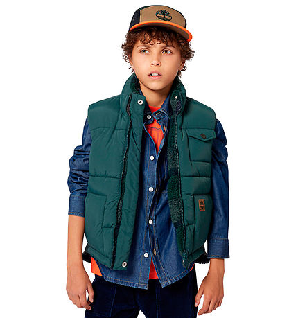 Timberland Dunväst m. Foder - Dark Green