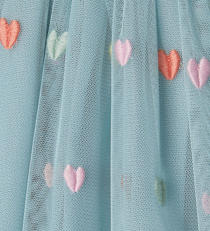 Stella McCartney Kids Tjull pils - Ljósblátt M. Hjörtu