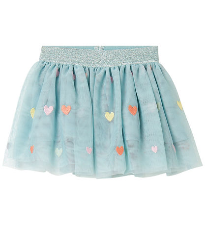 Stella McCartney Kids Tjull pils - Ljósblátt M. Hjörtu