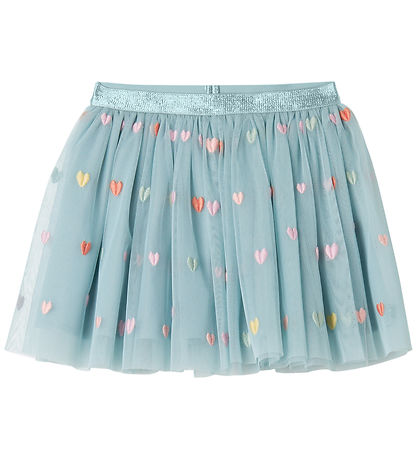 Stella McCartney Kids Tjull pils - Ljósblátt M. Hjörtu