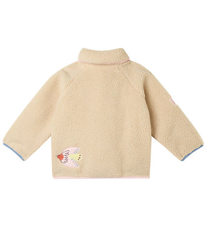 Stella McCartney Kids Fleece Jacket - Beige w. Birds