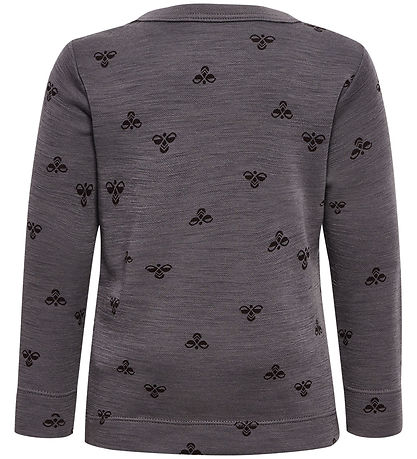 Hummel Bluse - HmlMini - Wolle - Anthrazit Grey