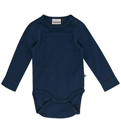 Hummel Bodysuit l/s - HmlMini - Wool - Dress Blues