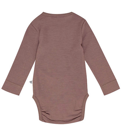 Hummel Bodysuit l/s - HmlMini - Wool - Twilight Mauve