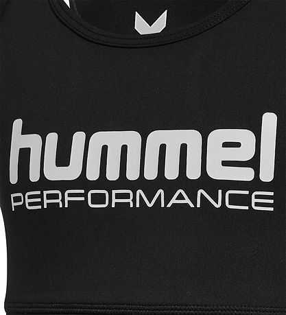 Hummel Íþróttatoppur - HmlJr púls - Svart M. Lógó
