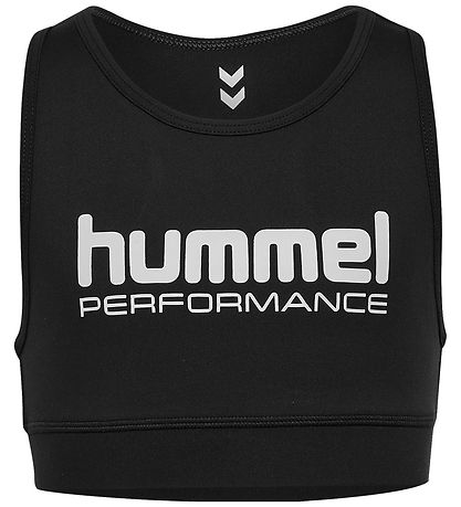 Hummel Íþróttatoppur - HmlJr púls - Svart M. Lógó